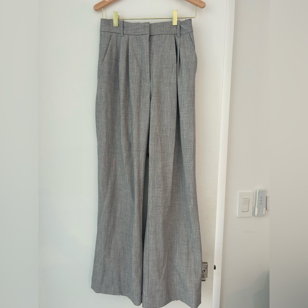 Abercrombie & Fitch Gray Slone Tailored Pants Curve Love